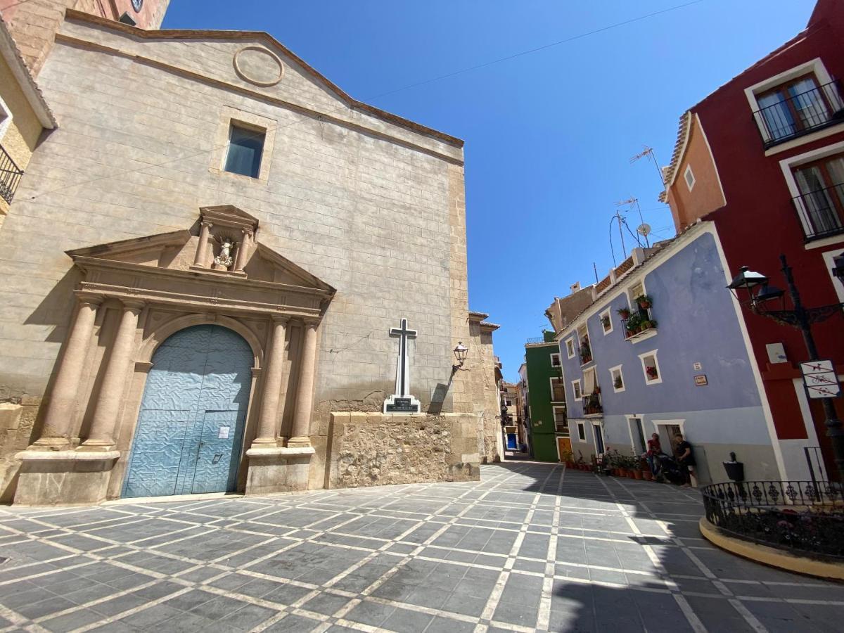 Acogedor Piso Planta Baja En El Casco Antiguo. Apartman Villajoyosa Kültér fotó